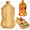 Baby Shower Charcuterie Board Gift 14.96 x 7.87 Inch Milk Bottle Wooden Appetizer Serving Trays Snack